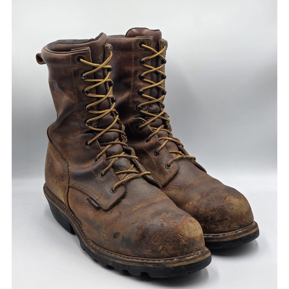 Red Wing LoggerMax 4420 Waterproof Steel Toe Work Boots Men's 13 EE Wide